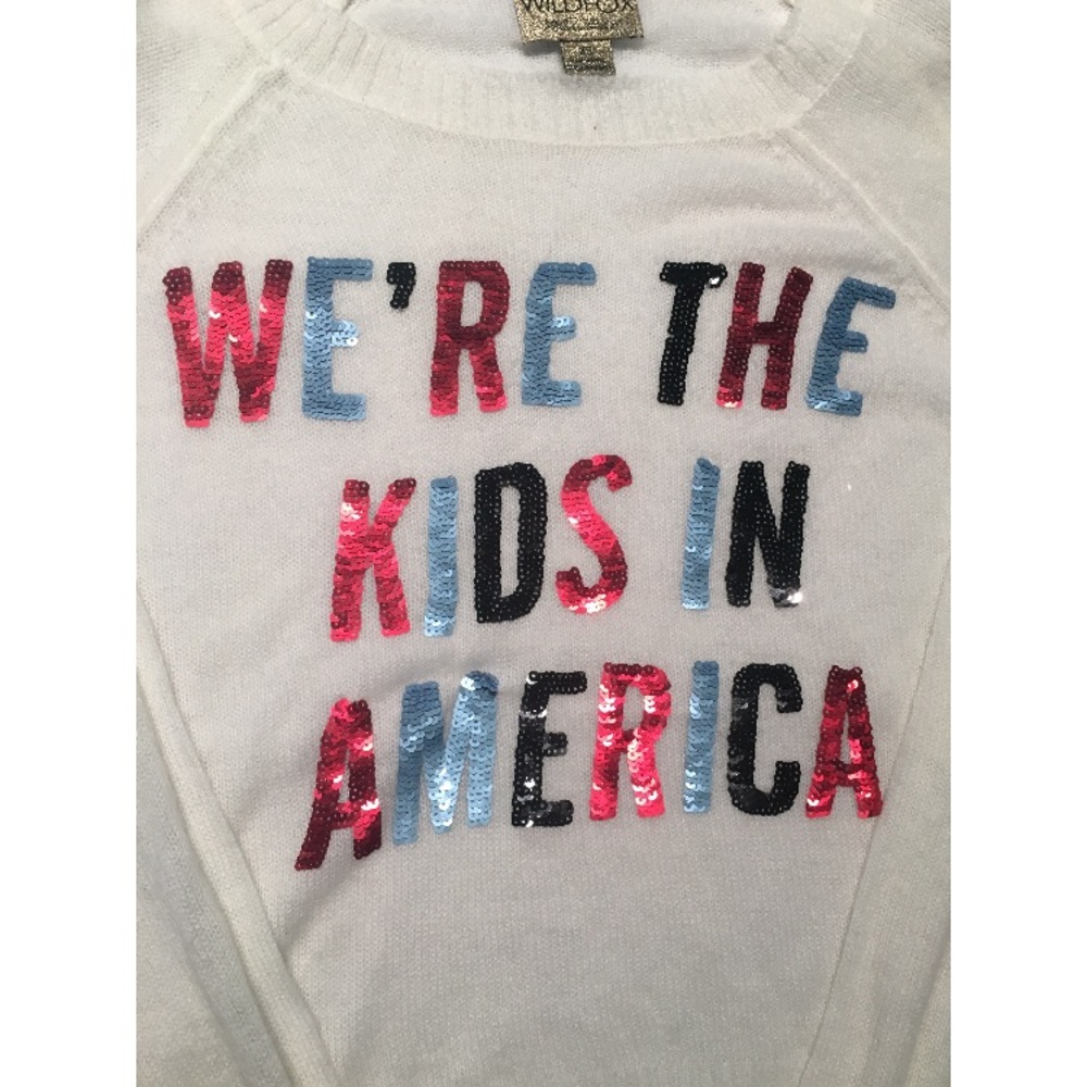 Wildfox White Label Kids in America Sweater - Picture 3 of 4